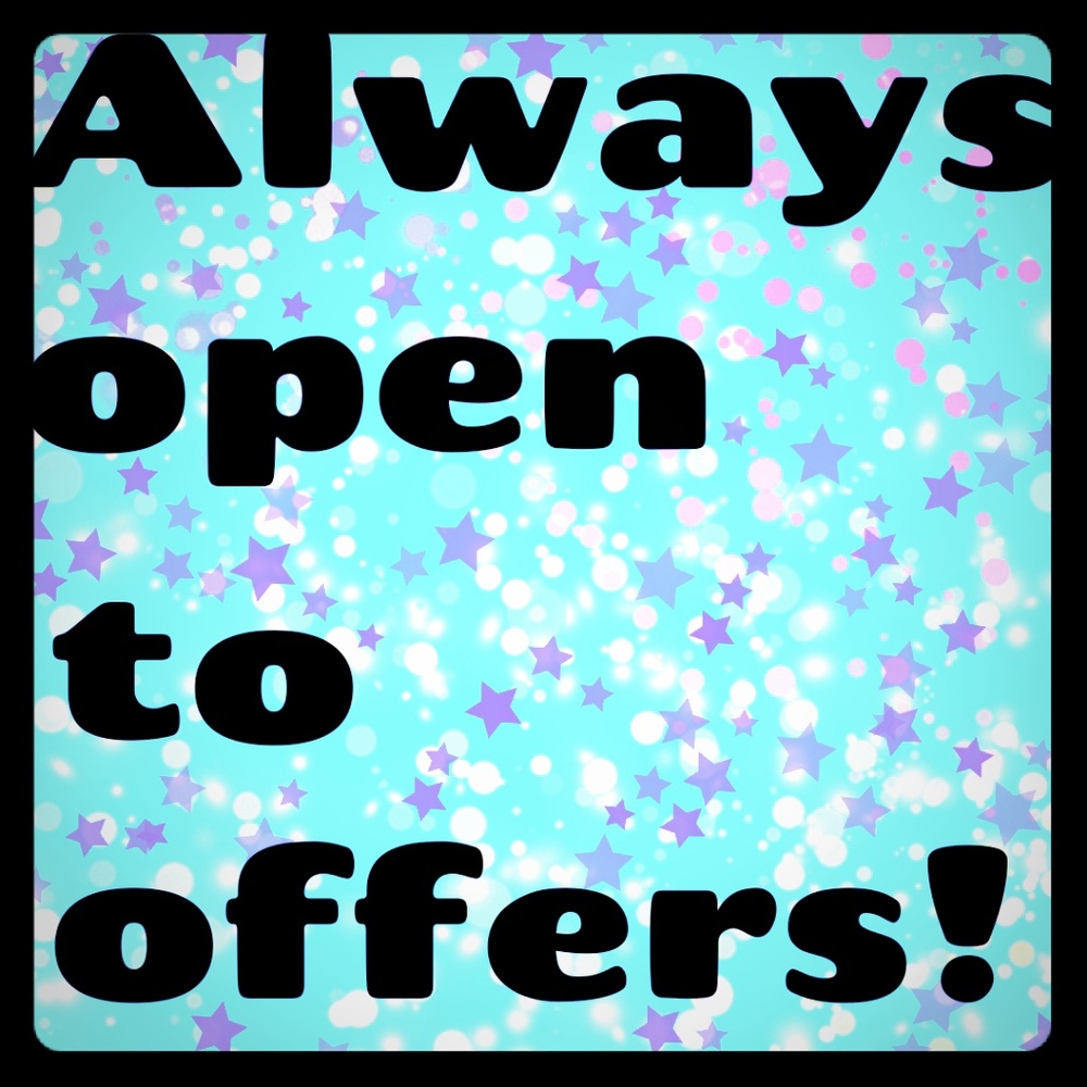Offers welcome!